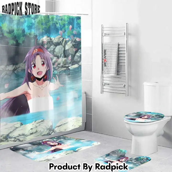 Sword art online girls hot spring yuuki konno combo bathroom set   rp0207154